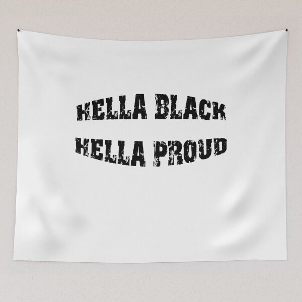 Item preview, Hella Black Hella Proud V3 designed and sold by TeeTimeGuys.
