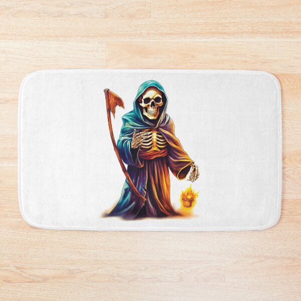 Item preview, The Reaper of the Flame - Día De Los Muertos, Day of the Dead designed and sold by Rickie Pauley.