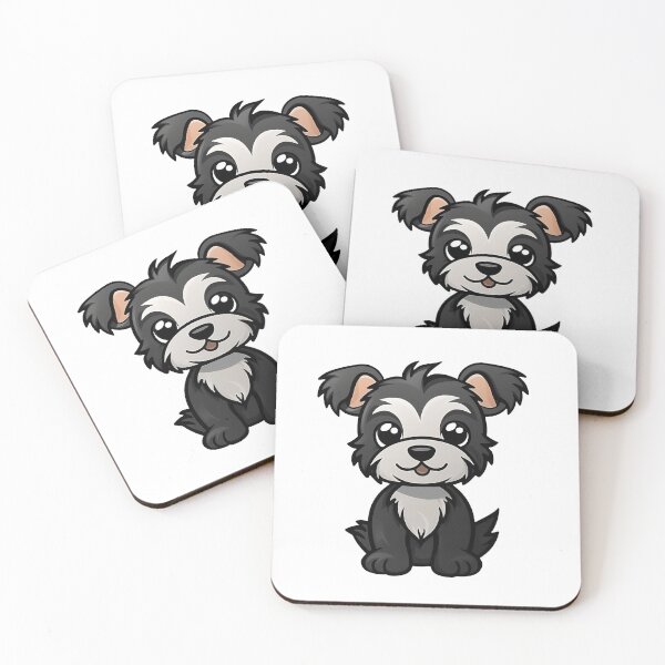 Item preview, Yorkie Poo Sticker Black designed and sold by lavroshh.