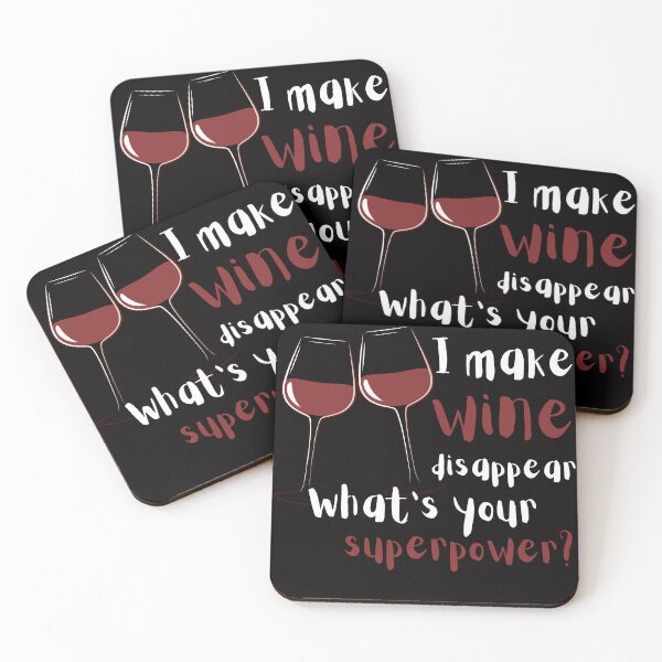 Item preview, Copy of I Make Wine Disappear Whats Your Superpower Design designed and sold by VandJStore.