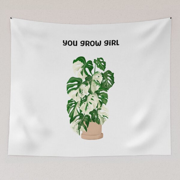 Item preview, You Grow Girl Monstera Variegated designed and sold by Ana Moguš.
