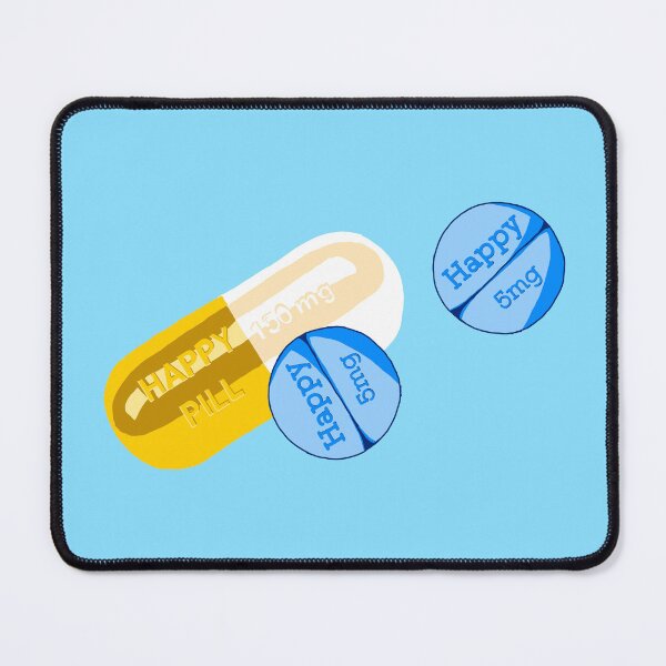 Item preview, Happy Pill Happy Pill Happy Pill Blue designed and sold by JaymieMetz.
