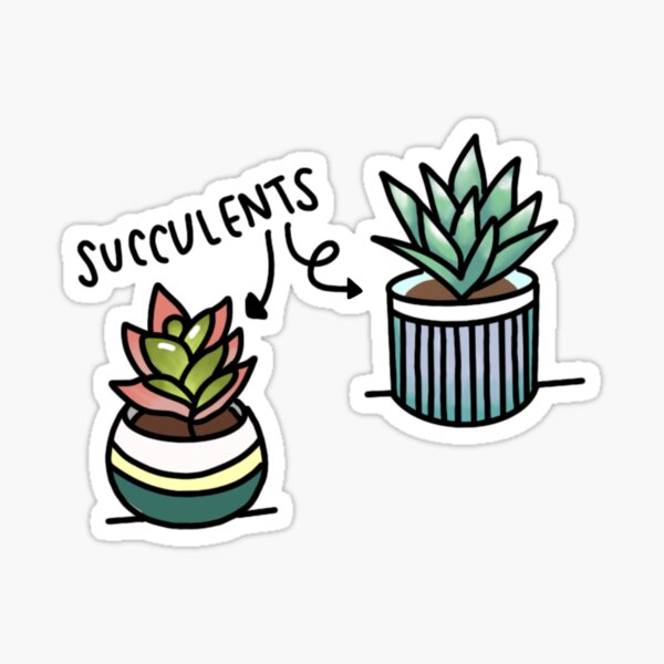 Plant Love Plant Sticker — Lettering Works