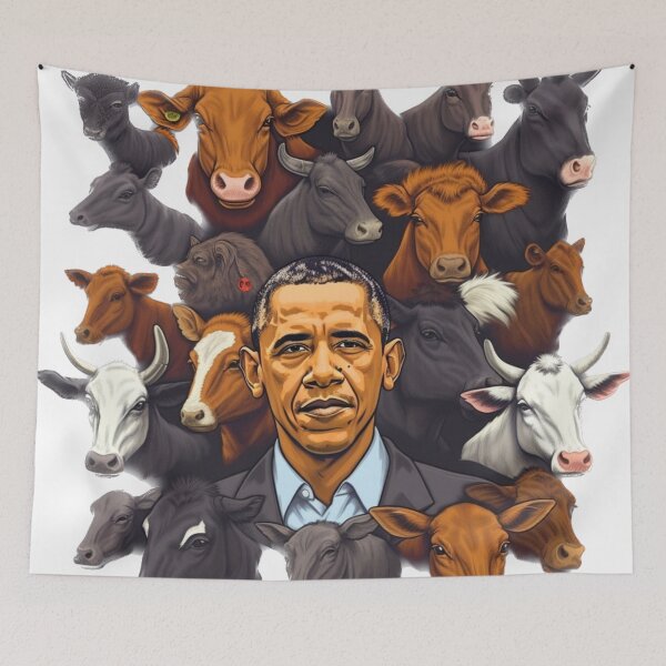 Item preview, Cow-O-Bama Dude! designed and sold by Midsized King.