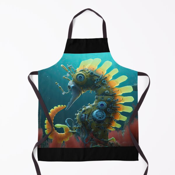 Artikelvorschau, Neon Spiral Seahorse entworfen und verkauft von Cosmic-graphics.