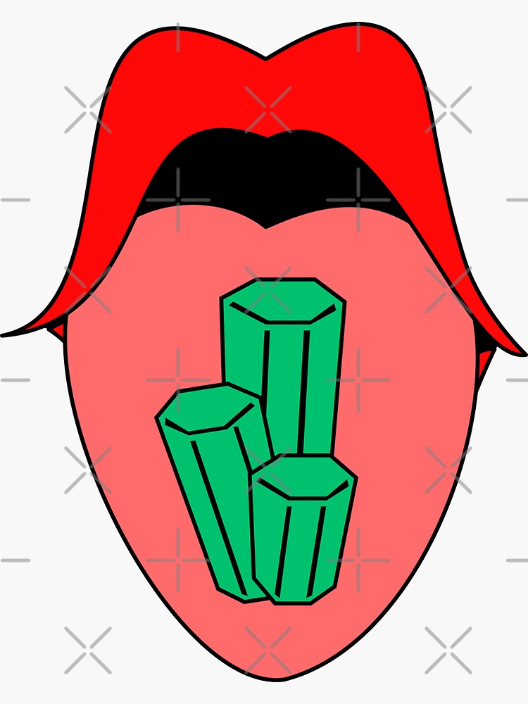 Thumbnail 3 of 3, Sticker, Daily Dose of Emerald Wisdom designed and sold by LizzyBasil.