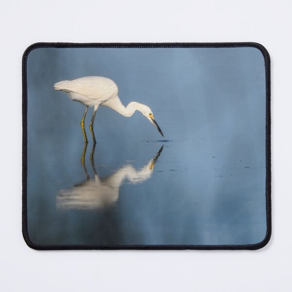 Item preview, Great White Egret in Flooded Rice Field of Louisiana designed and sold by Bonnie T.  Barry.