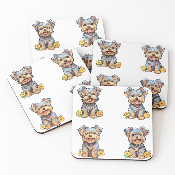 Item preview, Parti Yorkie Sticker designed and sold by lavroshh.