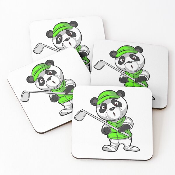 Item preview, sport funny animal panda playing golf designed and sold by StairheadStore.