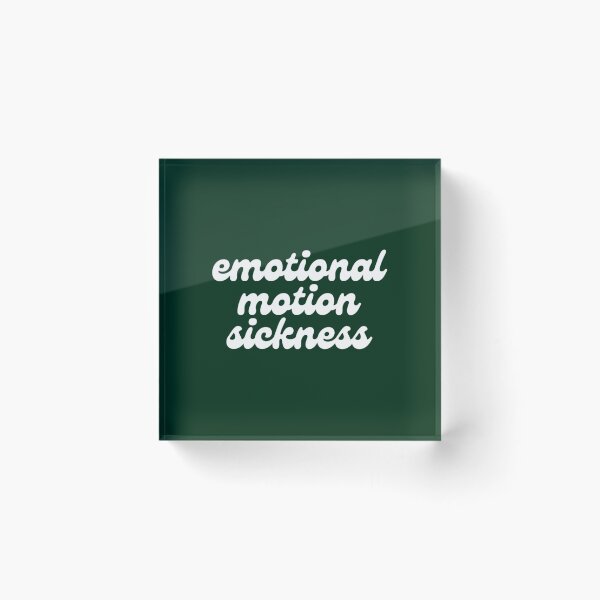 Item preview, emotional motion sickness (1) designed and sold by MarcusReeda.