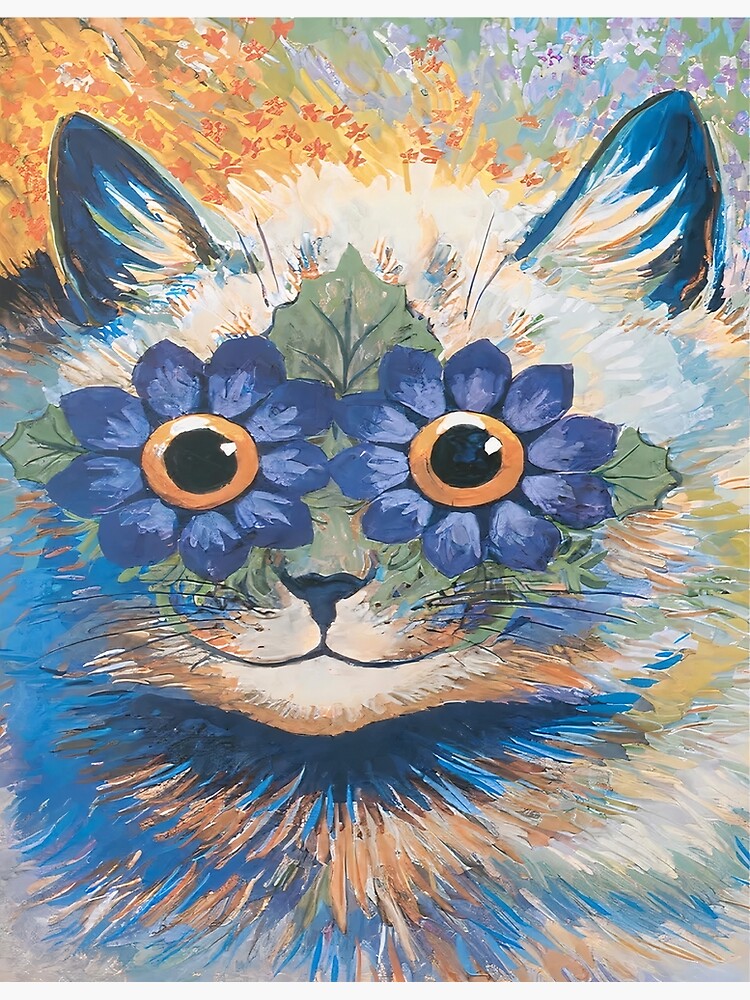 Cat at Work with Glasses Painting by Louis Wain - Fine Art America