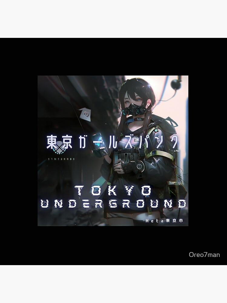 Cyberpunk Tokyo Girls Collection T-Shirt: Tokyo Underground" Art Board  Print for Sale by Oreo7man Redbubble