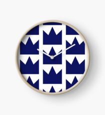 Navy Crown Clock
