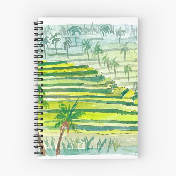 Item preview, Picturesque Green Bali Rice Terraces designed and sold by artshop77.