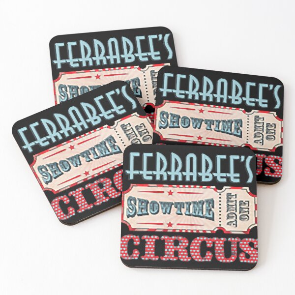 Item preview, Ferrabee’s Circus Ticket, uk tv series, british tv quotes, 90s tv shows, mystery tv shows - quaint english village,  designed and sold by christineirist.