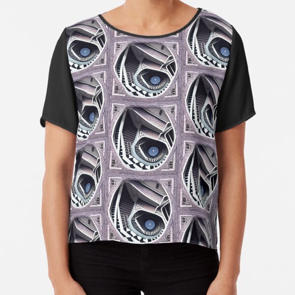 The Dizzying Ascent Chiffon Top