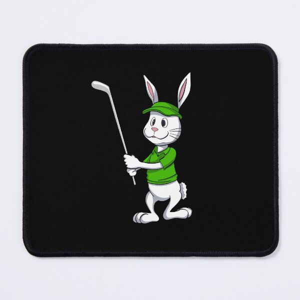 Item preview, sport funny animal rabbit  playing golf designed and sold by StairheadStore.