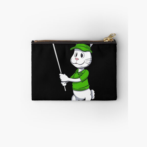 Item preview, sport funny animal rabbit  playing golf designed and sold by StairheadStore.