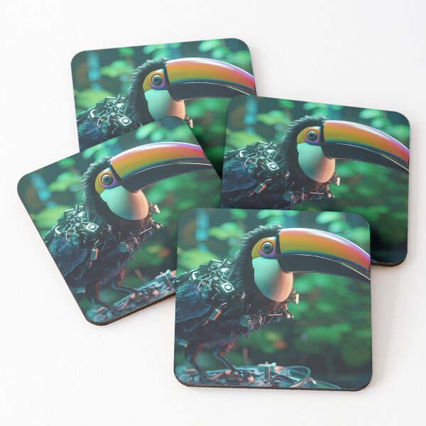 Artikelvorschau, Technicolor Toucan entworfen und verkauft von Cosmic-graphics.