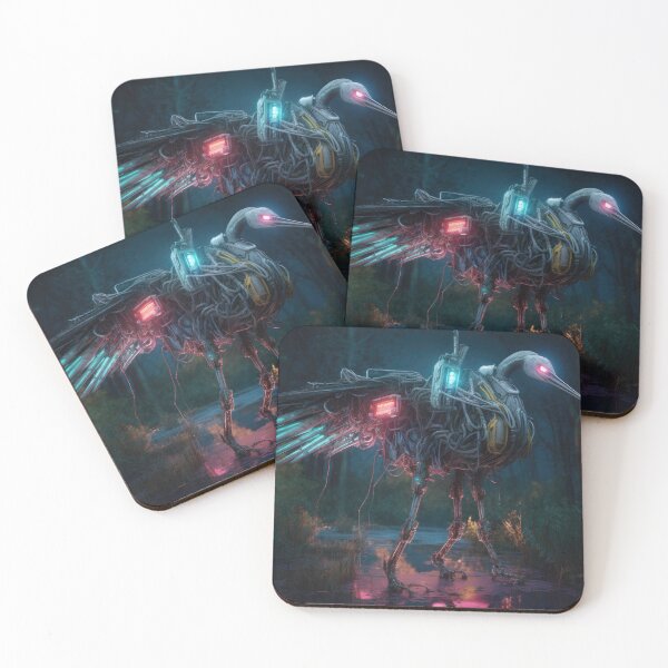 Item preview, Glowing Crane designed and sold by Cosmic-graphics.