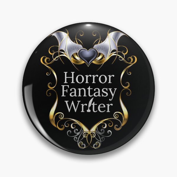 Item preview, Horror Fantasy Writer Shield Emblem Background designed and sold by TheKnightWriter.