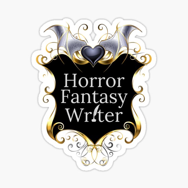 Item preview, Horror Fantasy Writer Shield Emblem Background designed and sold by TheKnightWriter.