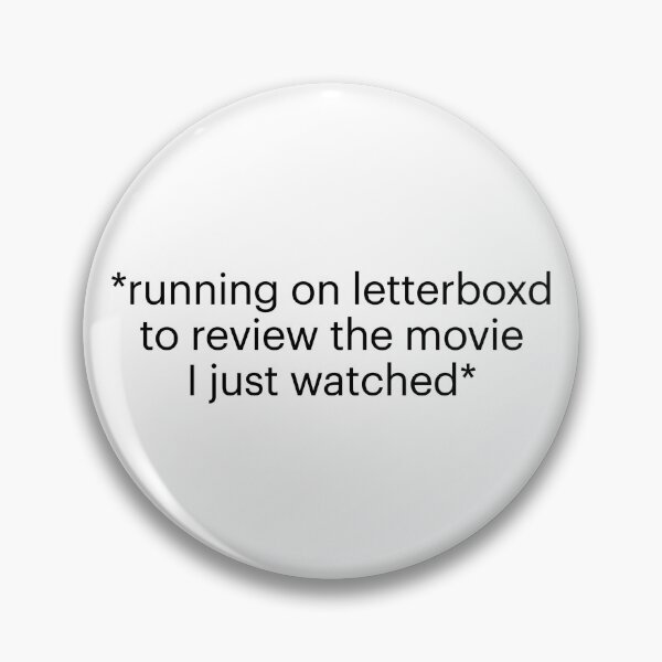 Item preview, running on letterboxd to review the movie I just watched designed and sold by lucreziatrebbi.