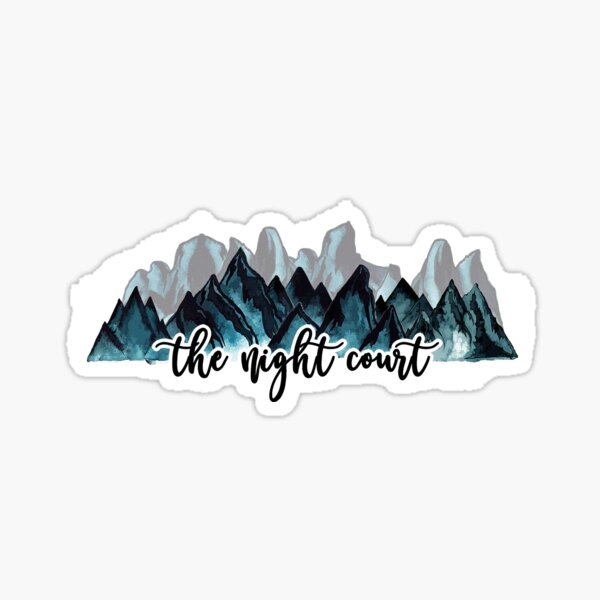 Artikel-Vorschau von Die Nacht Gericht Aquarell Berge, designt und verkauft von thewritingcraft.