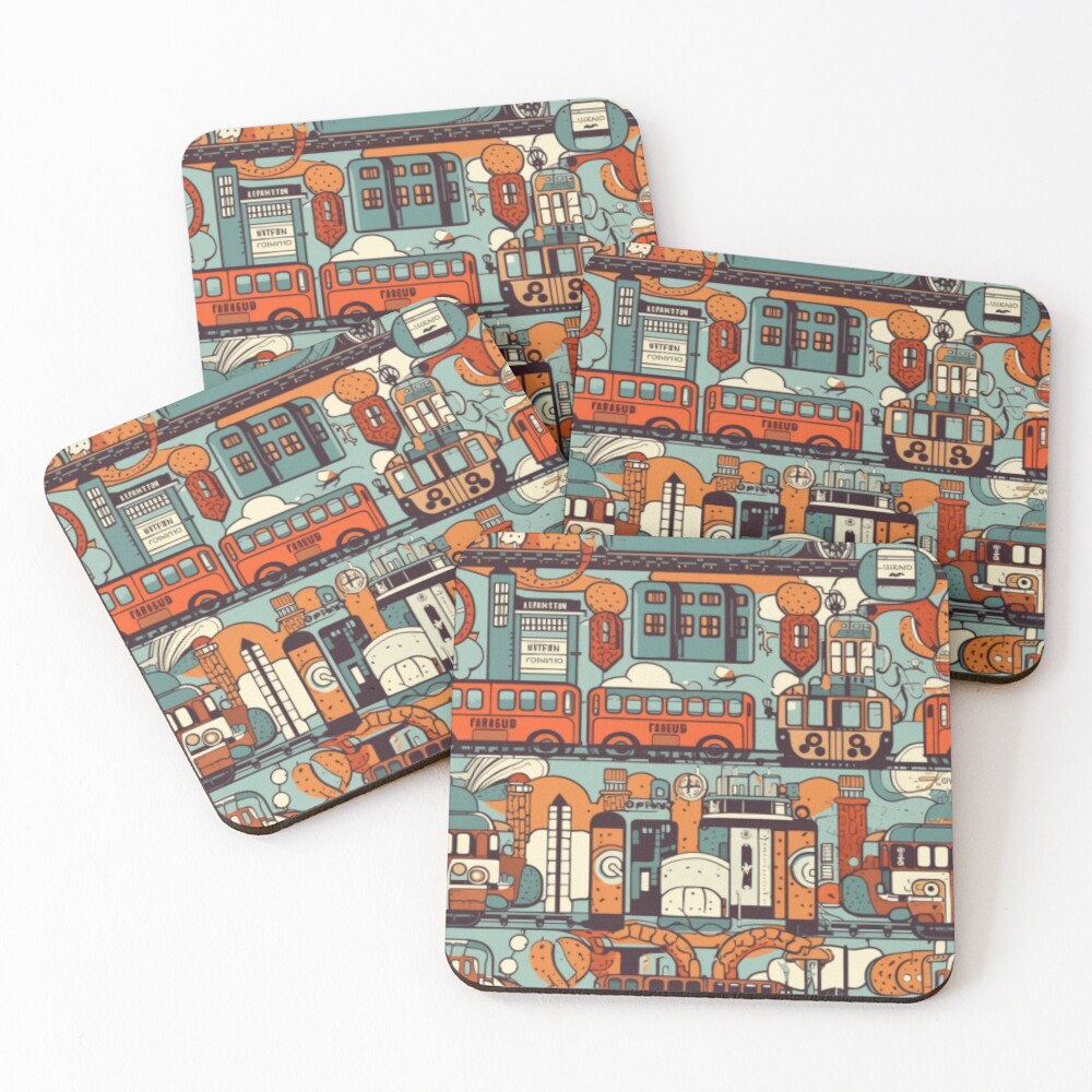 Item preview, Coasters (Set of 4) designed and sold by apolinART.