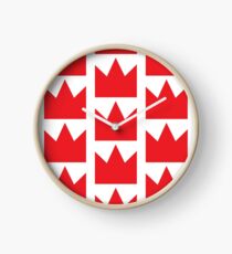 Red Crown Clock