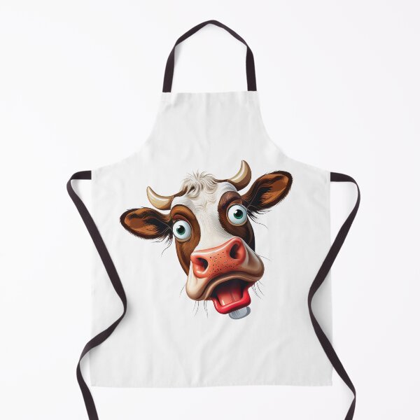 Item preview, Surprised Cow: A Humorous and Whimsical Design designed and sold by ThriveShop.
