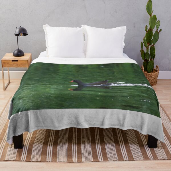 Item preview, Moorhen Heading Upriver designed and sold by OTurnbullPhoto.