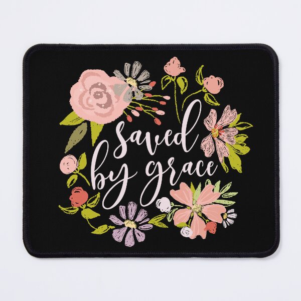 Item preview, Saved By Grace - Ephesians 2:8 Light Pink designed and sold by amazingjoy.
