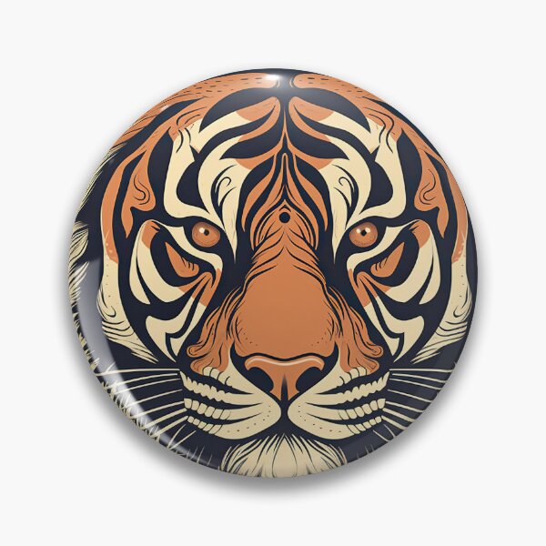 Item preview, tiger head designed and sold by ruvida.