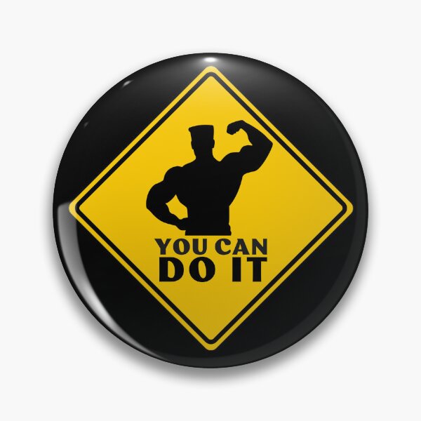 Item preview, Traffic Sign You Can Do It Motivational Quote designed and sold by ImaginedCo.
