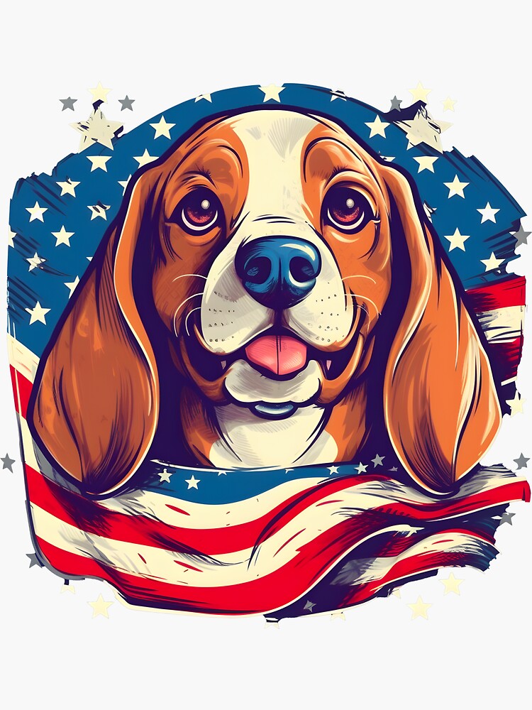 Golden Retriever Lab Dog American Flag Retro Cycling Jersey