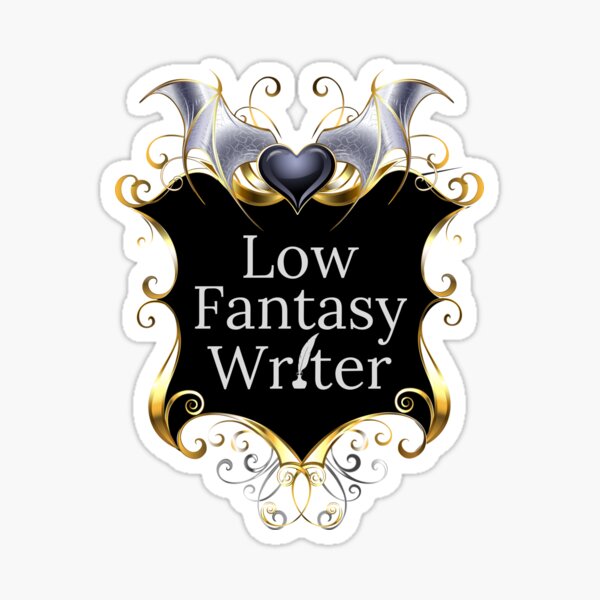 Item preview, Low Fantasy Writer Shield Emblem Background designed and sold by TheKnightWriter.