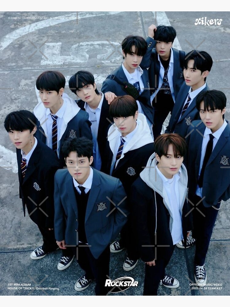 Xikers (싸이커스) Minjae, Junmin, Sumin, Jinsik, Hyunwoo, Hunter, Junghoon,  Seeun, Yujun, Yechan, kpop ateez babies | Poster