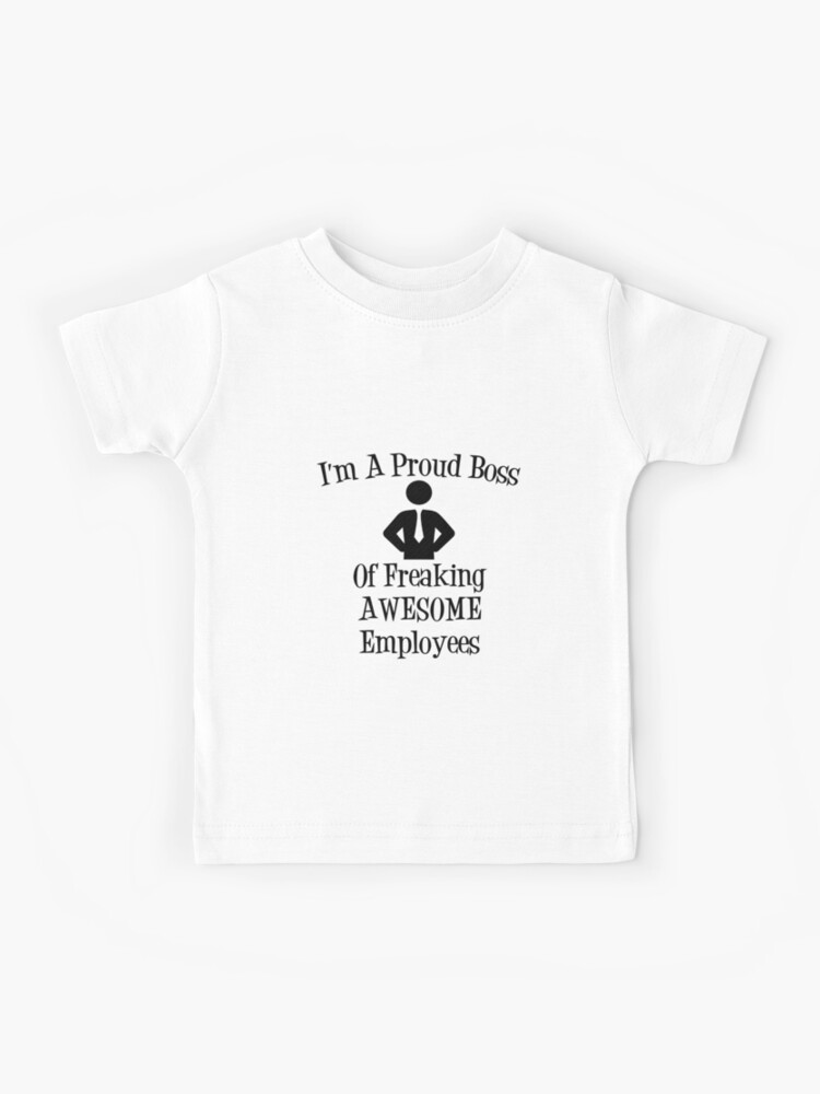  I'm The Boss Print Toddler Long Sleeve T-Shirt - Funny