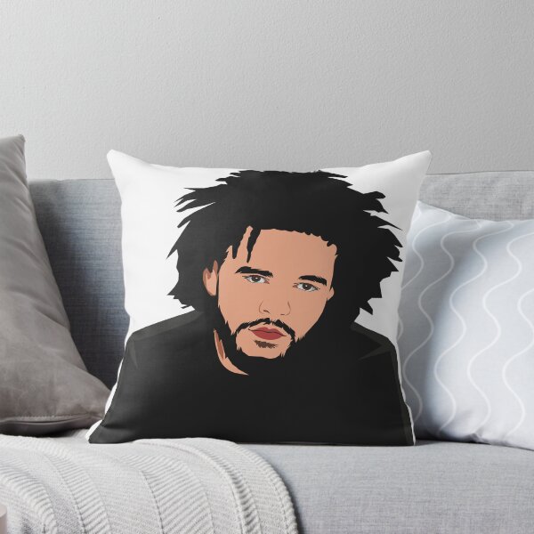 Item preview, vector portrait of j. cole designed and sold by AmeeqaSiddiqui.