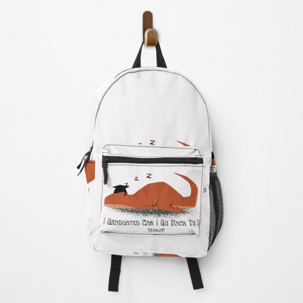 Item preview, I GRADUATED! CAN I GO BACK TO BED NOW? FUNNY TIRED TREX DINOSAUR GRADUATION GIFT Clock designed and sold by AOUISM.