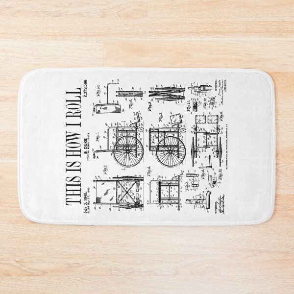 Item preview, Wheelchair Disabled Handicapped Amputee Vintage Patent designed and sold by GrandeDuc.