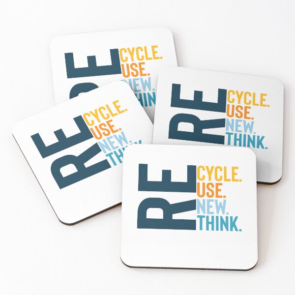 Item preview, Recycle, Reuse, Renew, Rethink designed and sold by BYNDART.