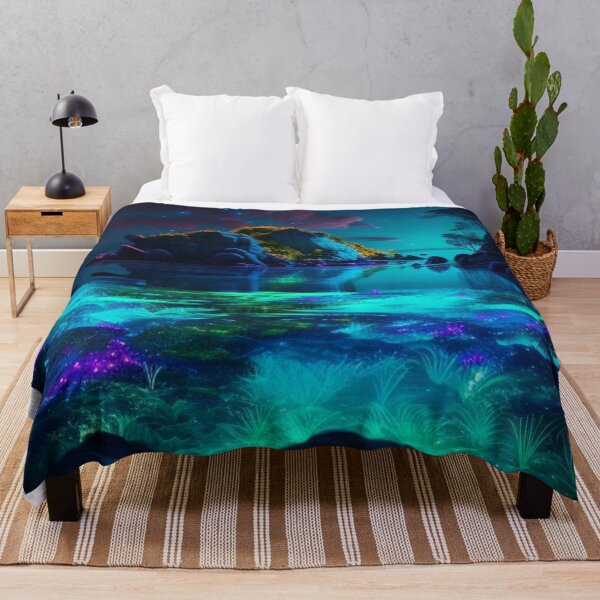 Item preview, Natural pool at night, avatar world! designed and sold by magicprintINC.