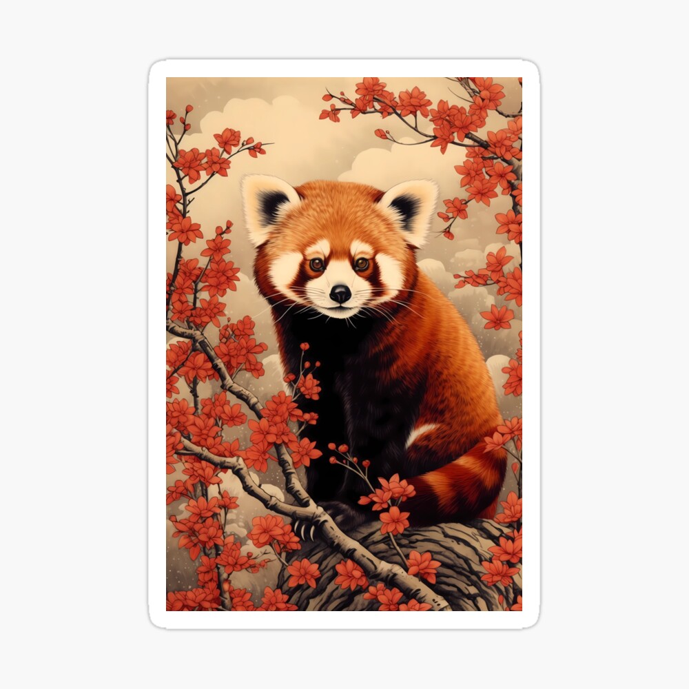 Roter Panda Auto-Dekor, Roter Panda-Autospiegel, Roter Panda