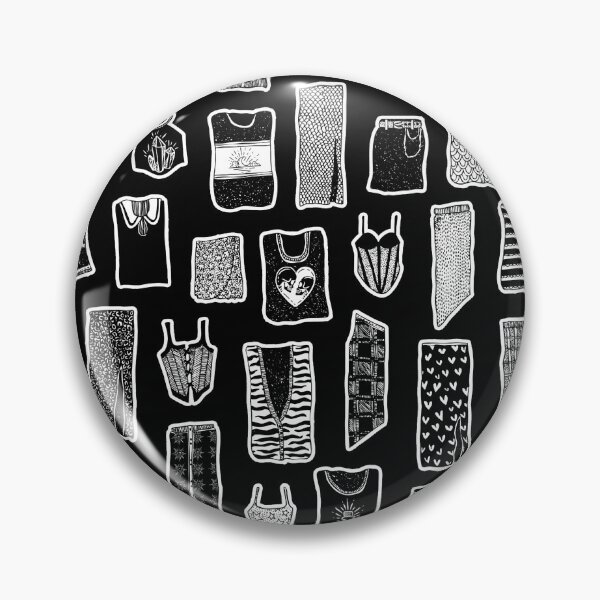 Item preview, * Fashion Aesthetic Pattern * Witchy Black and White Goth Clothing * designed and sold by Stacey Muir.
