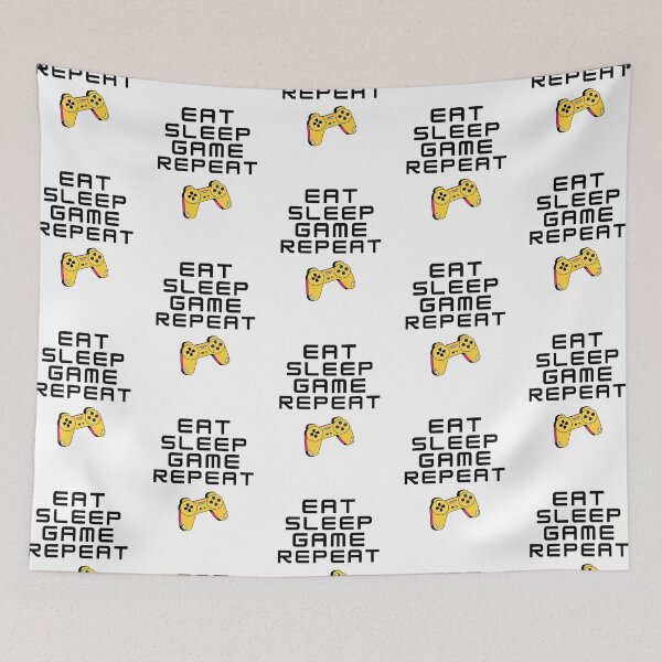 Artikelvorschau, Eat Sleep Game Repeat entworfen und verkauft von LivingTheDream7.
