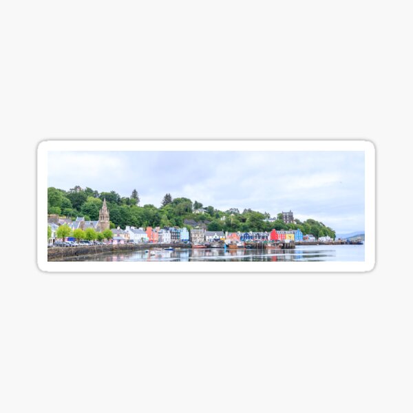 Tobermory the capital of the isle of Mull Sticker