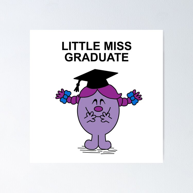 Little Miss Graduate Sticker