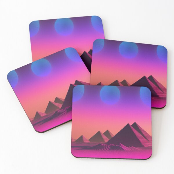 Item preview, Pyramids Vaporwave Art designed and sold by AlvaroMeurer.
